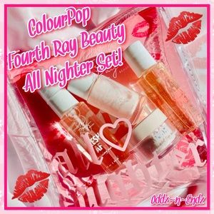 FINAL PRICE MARKDOWN!/ColourPop/Fourth Ray Beauty’s All Nighter Mini-Kit